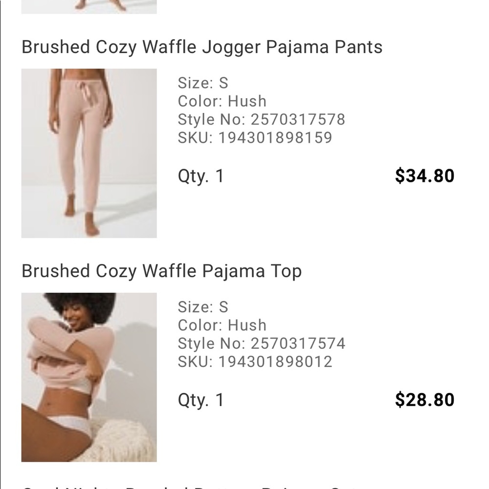 Soma waffle knit pajama set